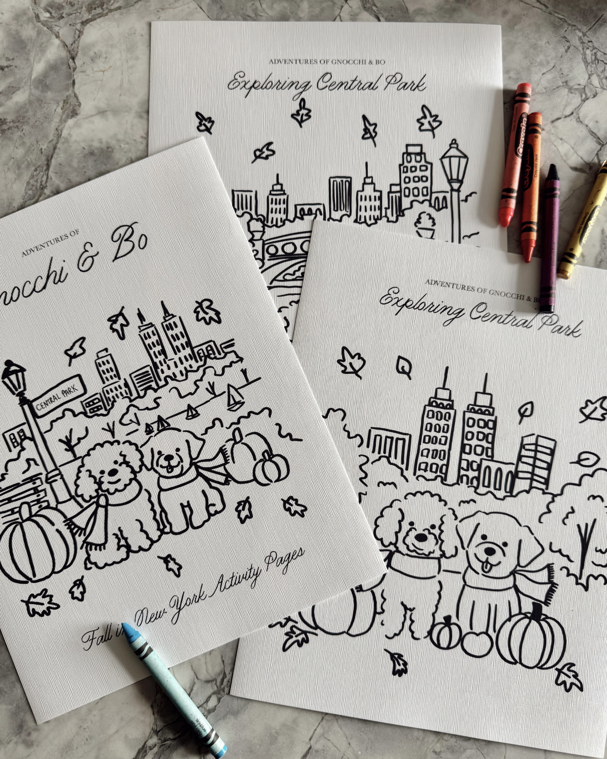 Fall in New York Activity Pages — Digital Download